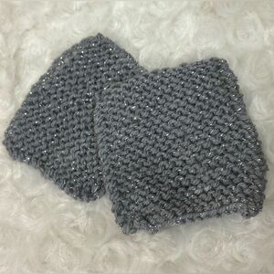 Gray Knitted coffee coaster set